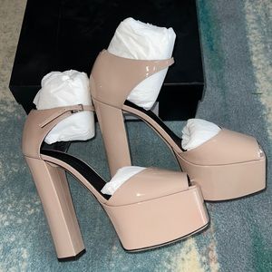 Giuseppe Zanotti Nude Platform Sandals